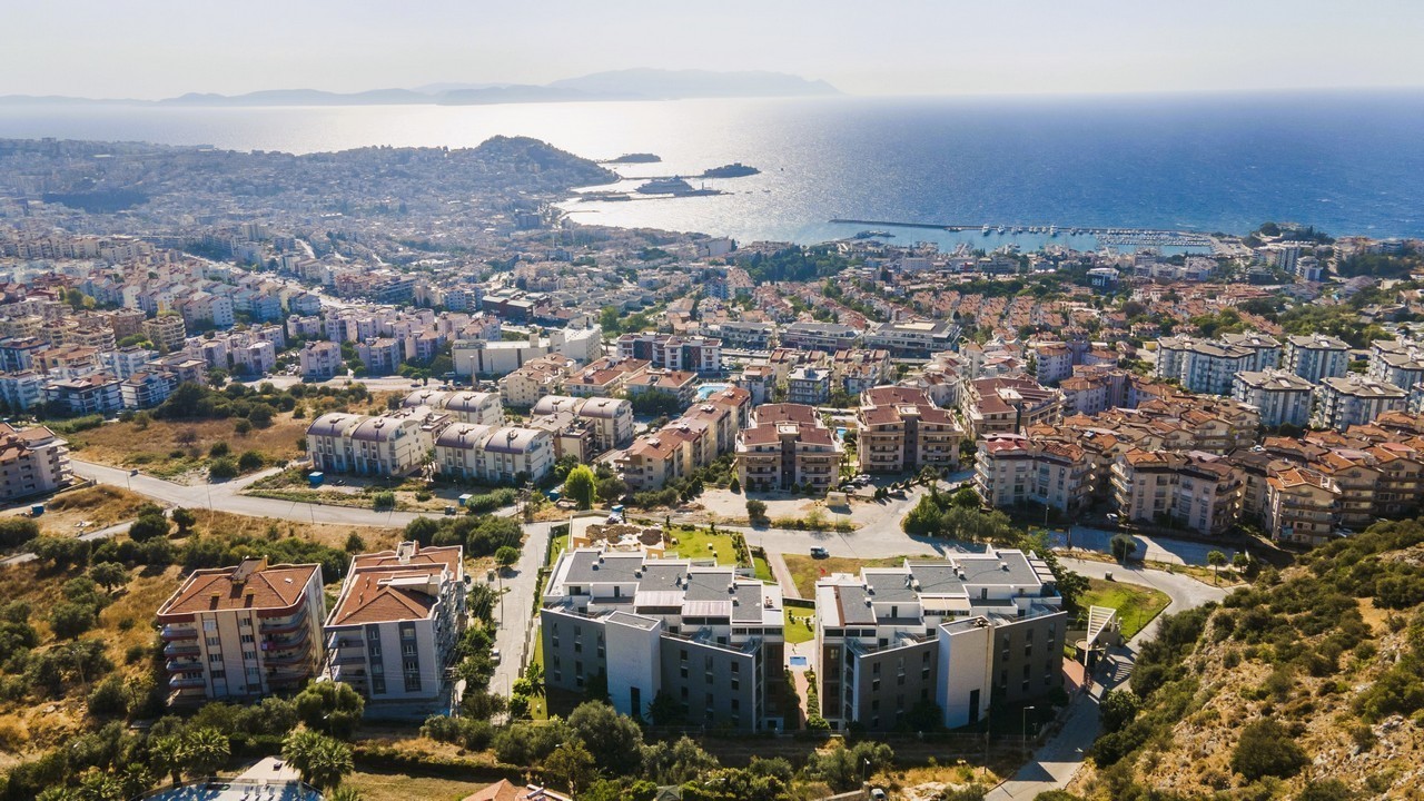 3+1 APARTMENT FOR SALE WITH SEA VIEW IN EGE DISTRICT, KUŞADASI