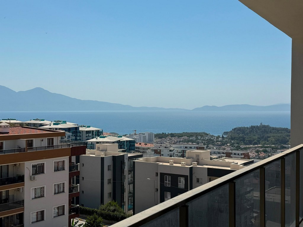 NEW 2+1 APARTMENT WITH SEA VIEW IN DEĞİRMENDERE, KUŞADASI