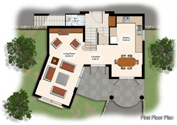 ОТДЕЛЬНАЯ ВИЛЛА С ВИДОМ НА МОРЕ В КУШАДАСЫ.