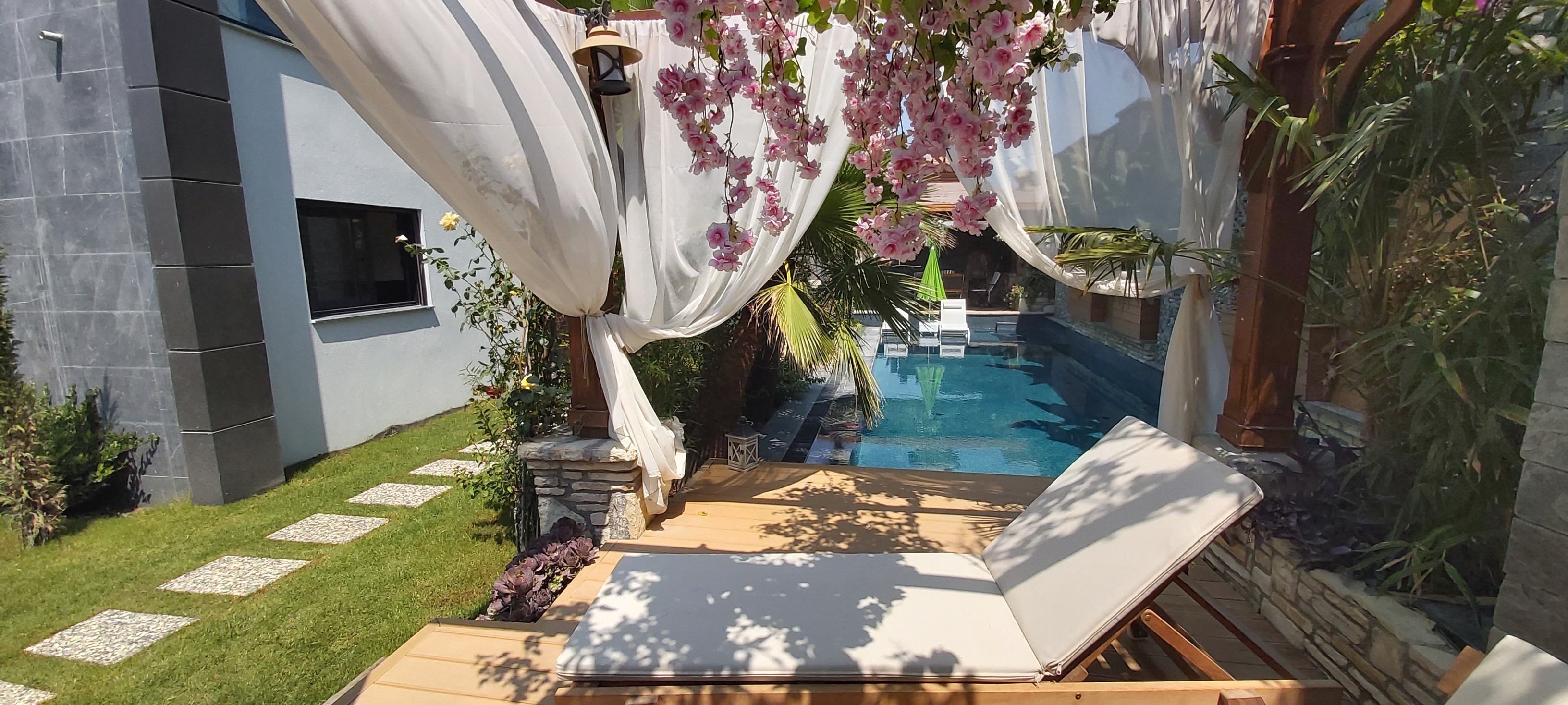 Very Private Detached Villa with Sea View Private Pool in KusadasiTr