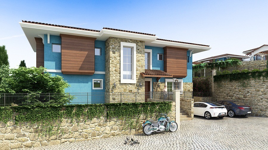 Luxury Exclusive Detached Villa in 1200sqm Private Plot in Kusadasi