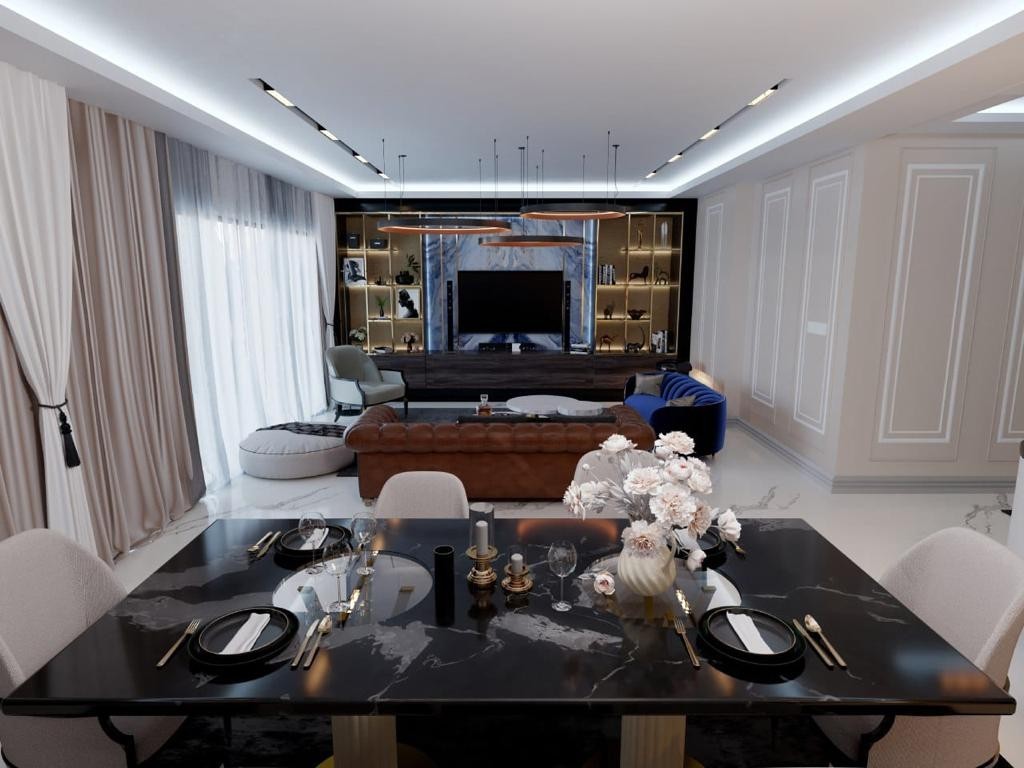 РОСКОШНЫЕ НОВЫЕ КВАРТИРЫ НА ПРОДАЖУ В КУШАДАСЫ.