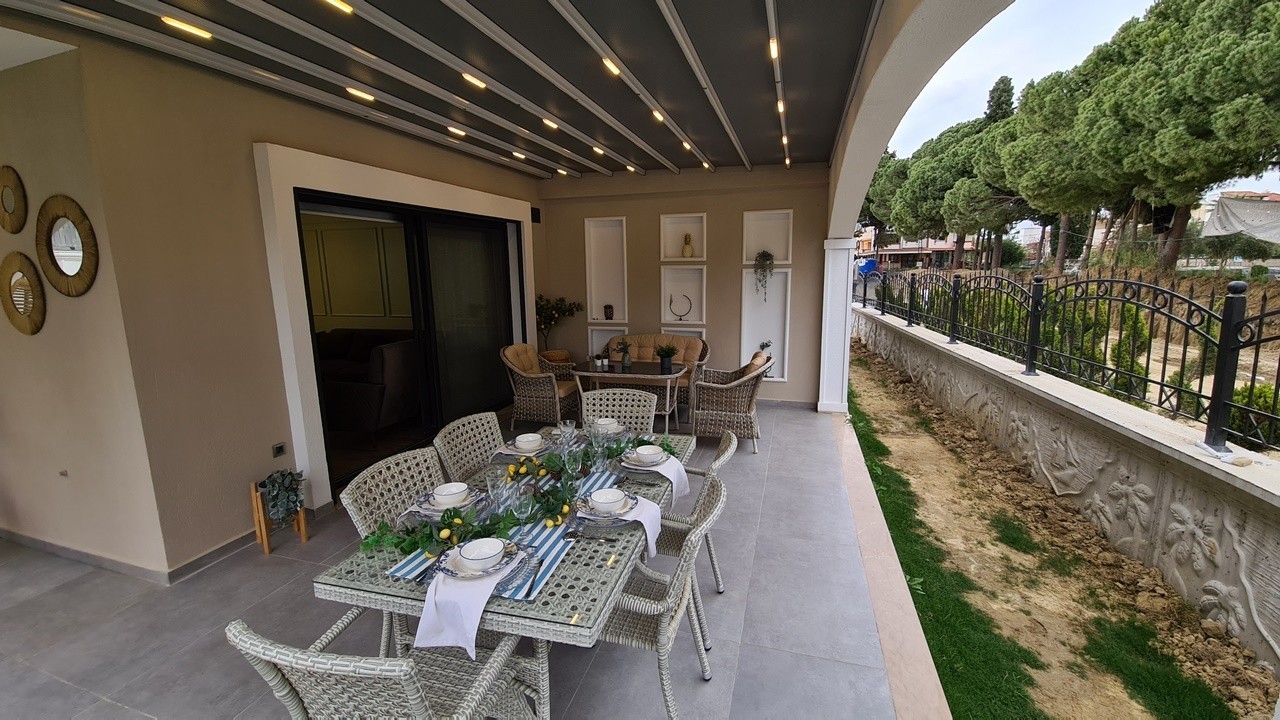 Beachfront Brand New 4 Bed 3 Bath Villas in Kusadasi Long Beach for Sale Prime Location