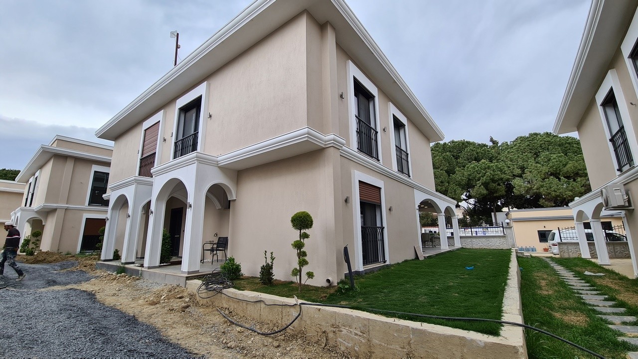 Beachfront Brand New 4 Bed 3 Bath Villas in Kusadasi Long Beach for Sale Prime Location