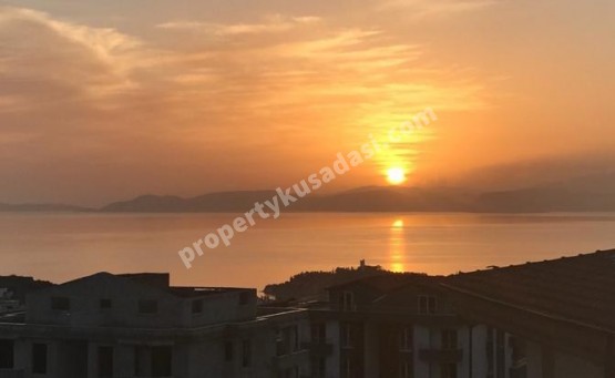 Spacious Panoramic sea Viewed 4 bed Penthouse for sale in Kusadasi