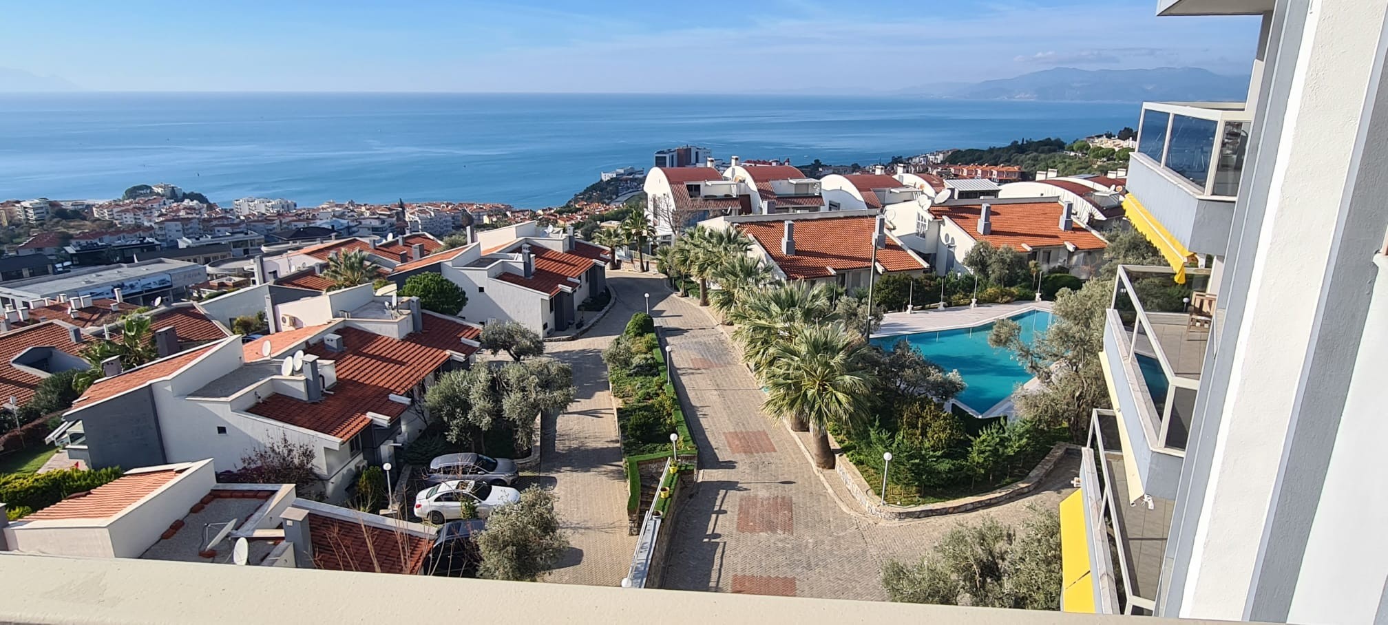 Terrific Sea Viewed Apartment for sale in Marina area Kusadasi