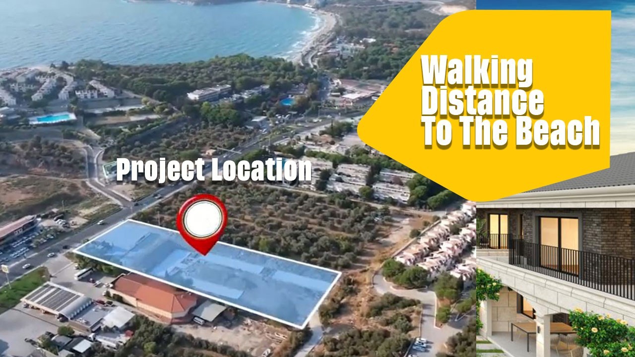 Brand New Modern Project for sale  in Kusadasi Very Close to the beach