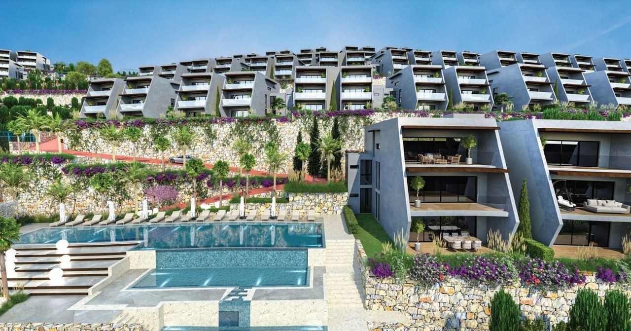 unique 3 bed 2 bath apartments for sale in kusadasi with panoramic sea views
