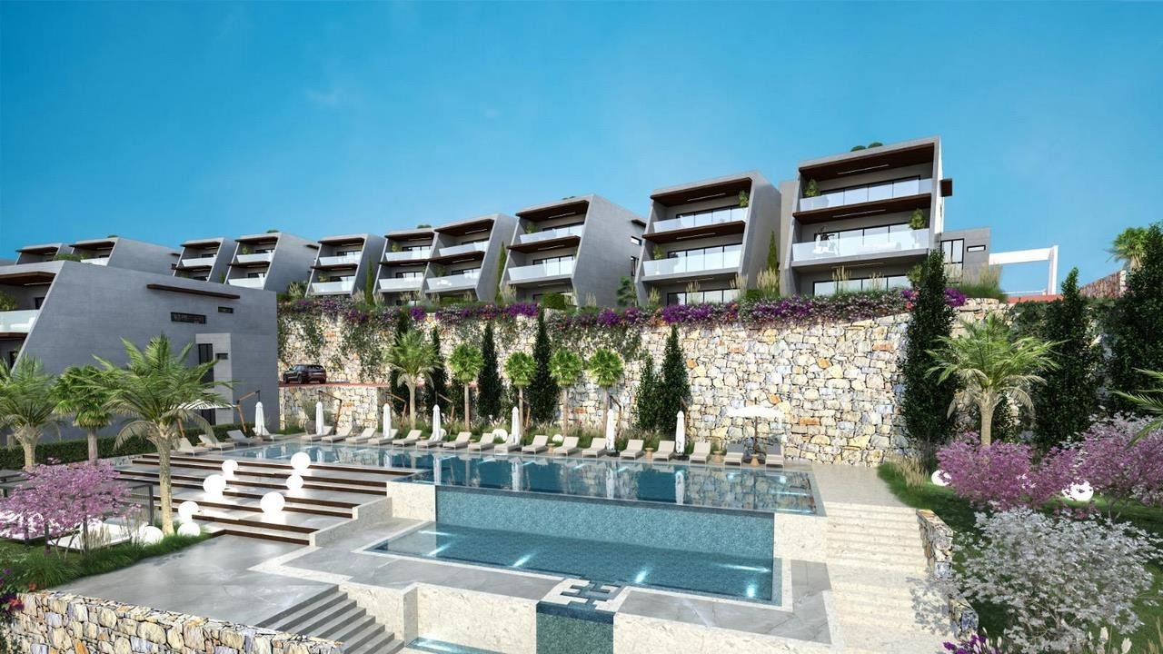 unique 3 bed 2 bath apartments for sale in kusadasi with panoramic sea views