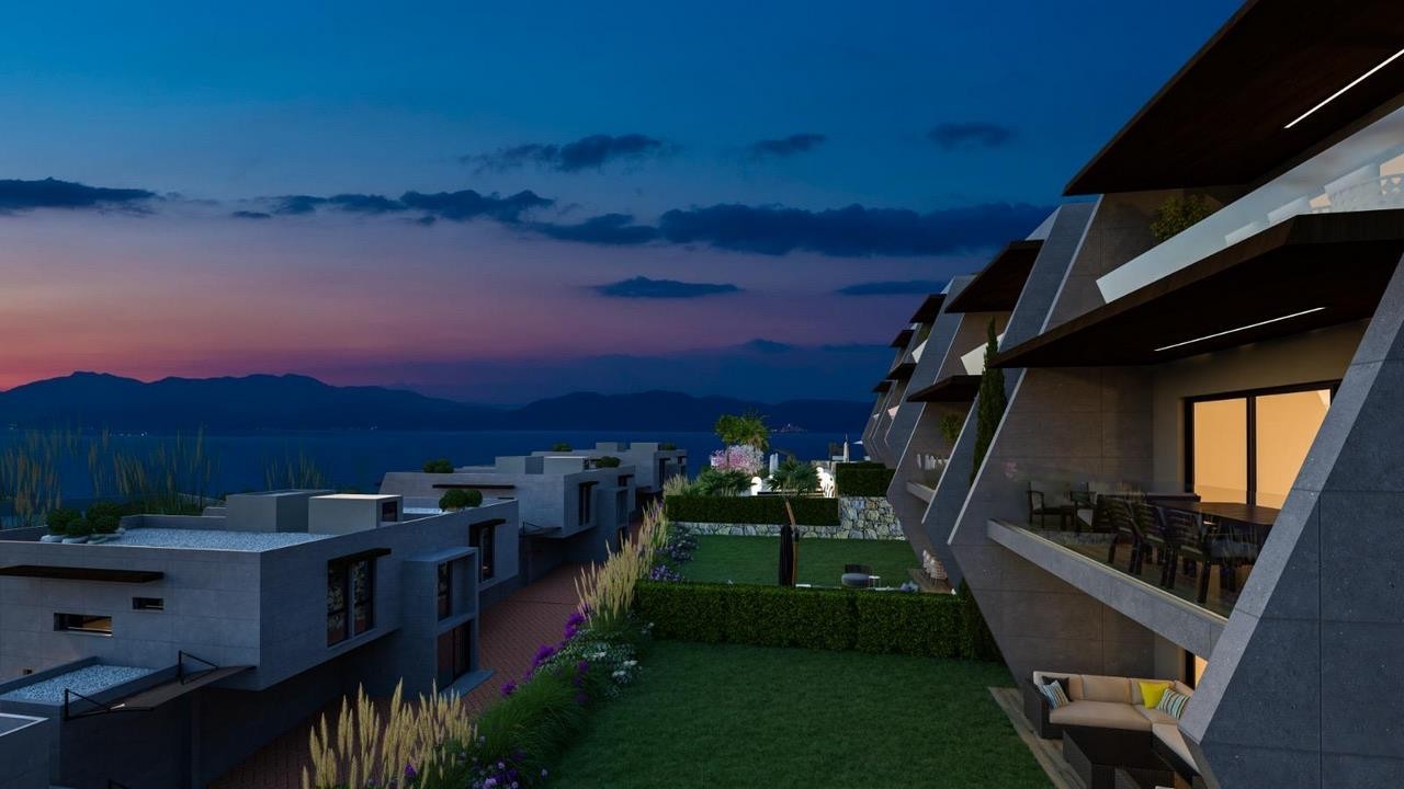 unique 3 bed 2 bath apartments for sale in kusadasi with panoramic sea views