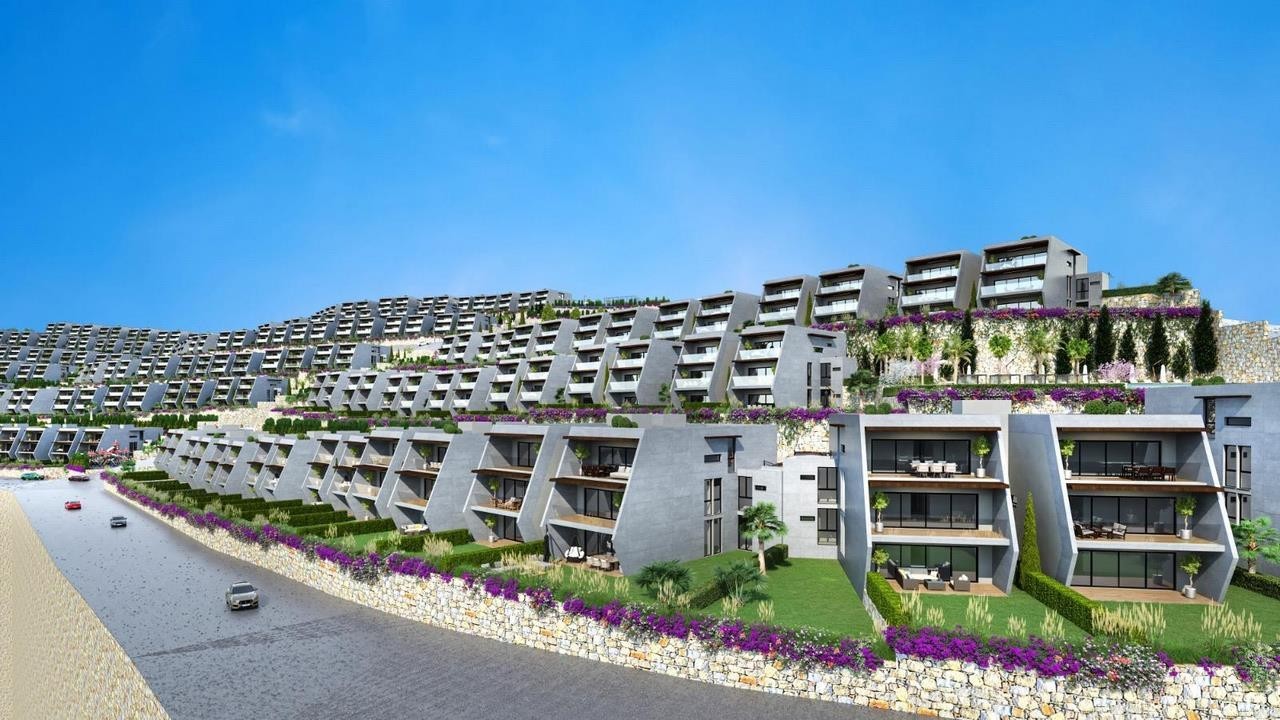 unique 3 bed 2 bath apartments for sale in kusadasi with panoramic sea views