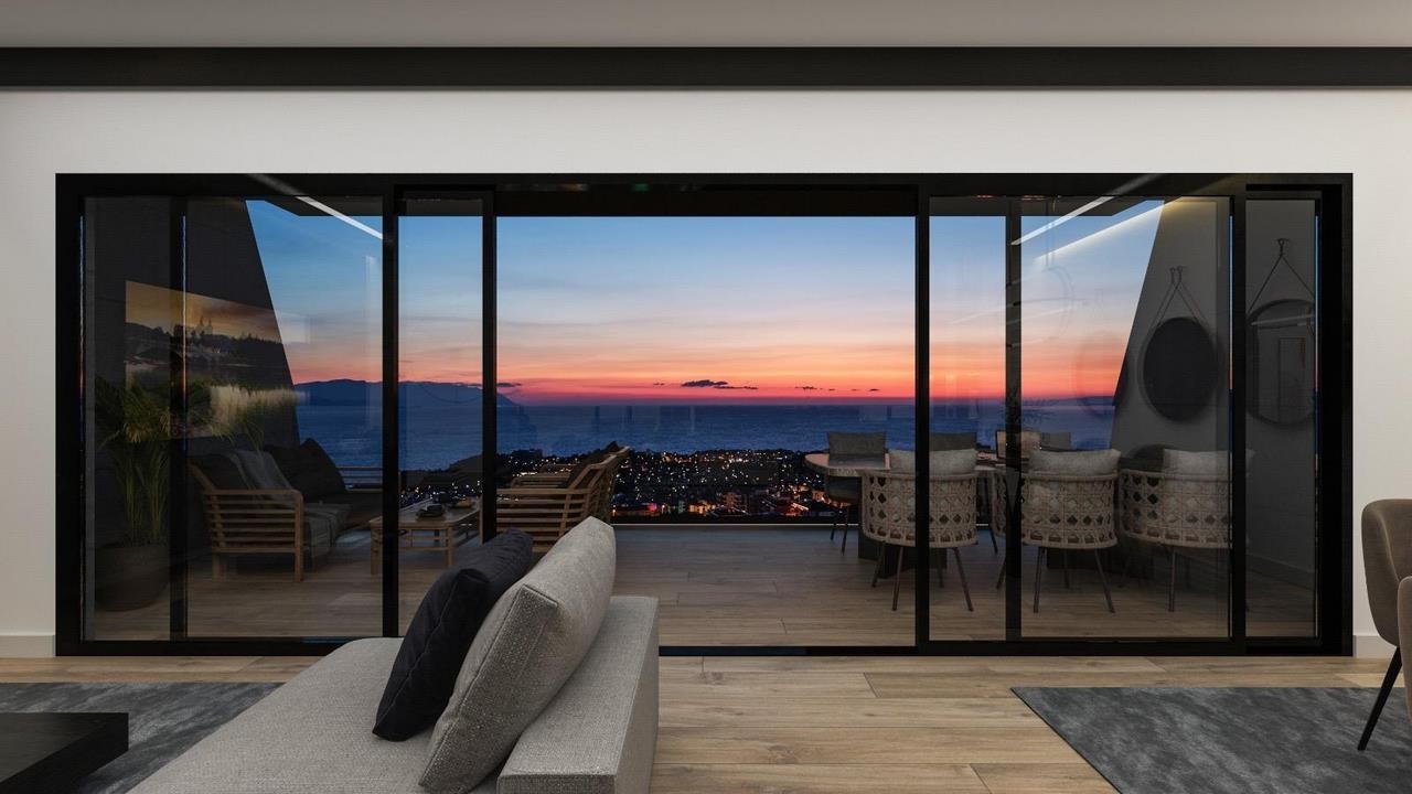 unique 3 bed 2 bath apartments for sale in kusadasi with panoramic sea views