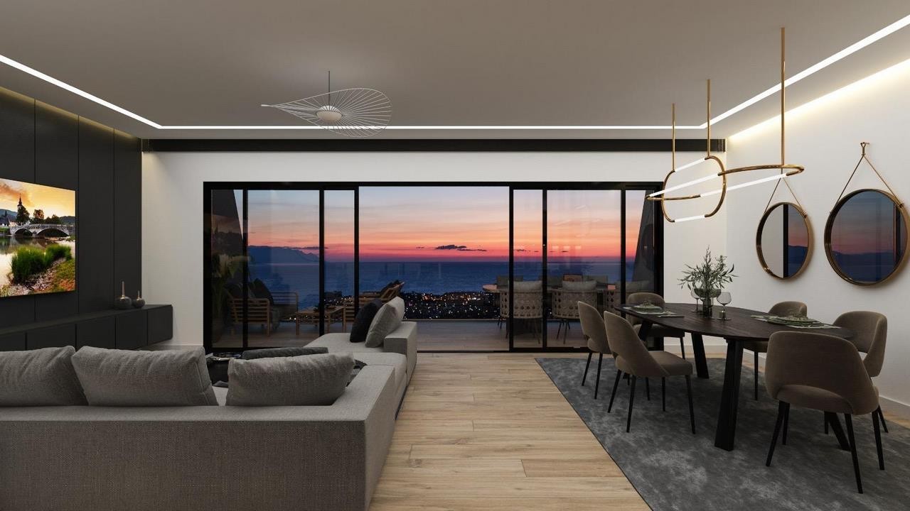 unique 3 bed 2 bath apartments for sale in kusadasi with panoramic sea views