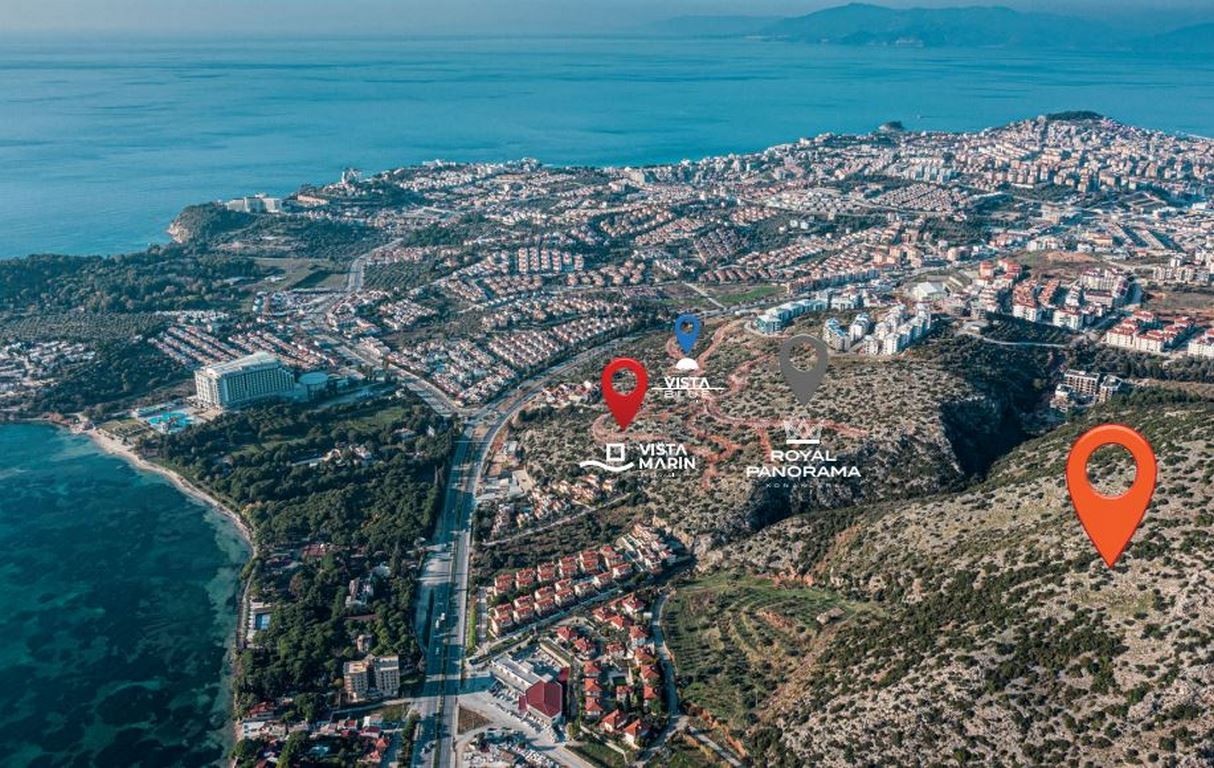 unique 3 bed 2 bath apartments for sale in kusadasi with panoramic sea views