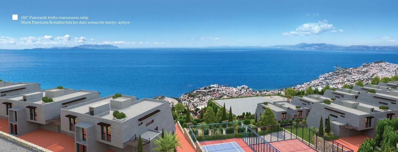 unique 3 bed 2 bath apartments for sale in kusadasi with panoramic sea views