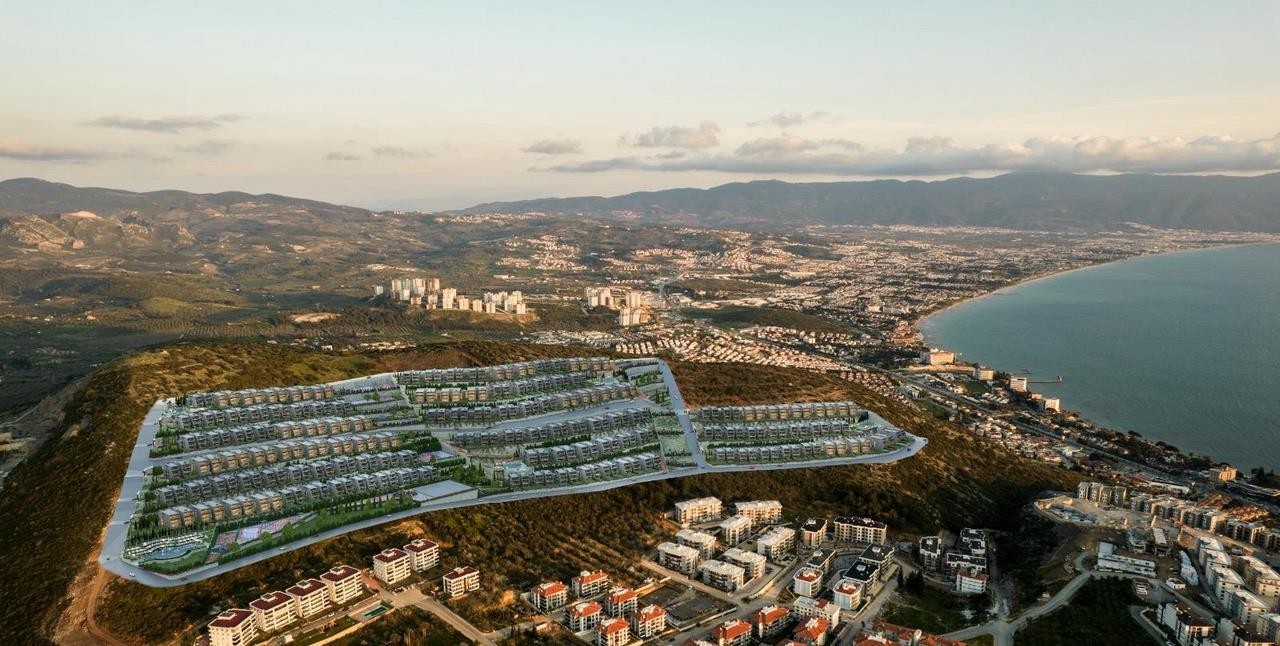 unique 3 bed 2 bath apartments for sale in kusadasi with panoramic sea views