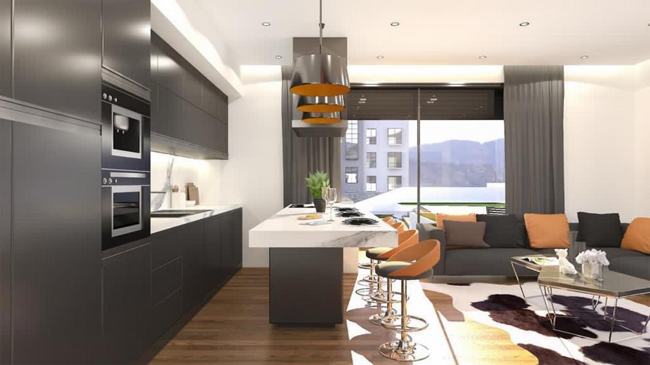 НОВЫЕ КВАРТИРЫ С ВИДОМ НА МОРЕ НА ПРОДАЖУ В КУШАДАСЫ.