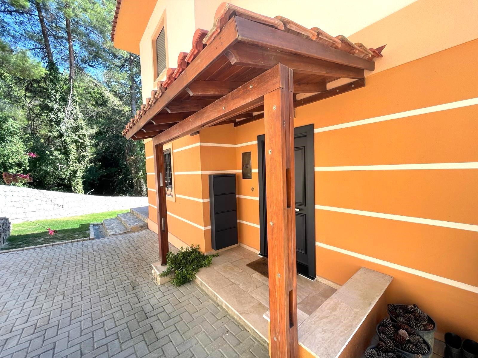 Furnished Villa for Sale in Sogucak with Forest View and Detached Pool