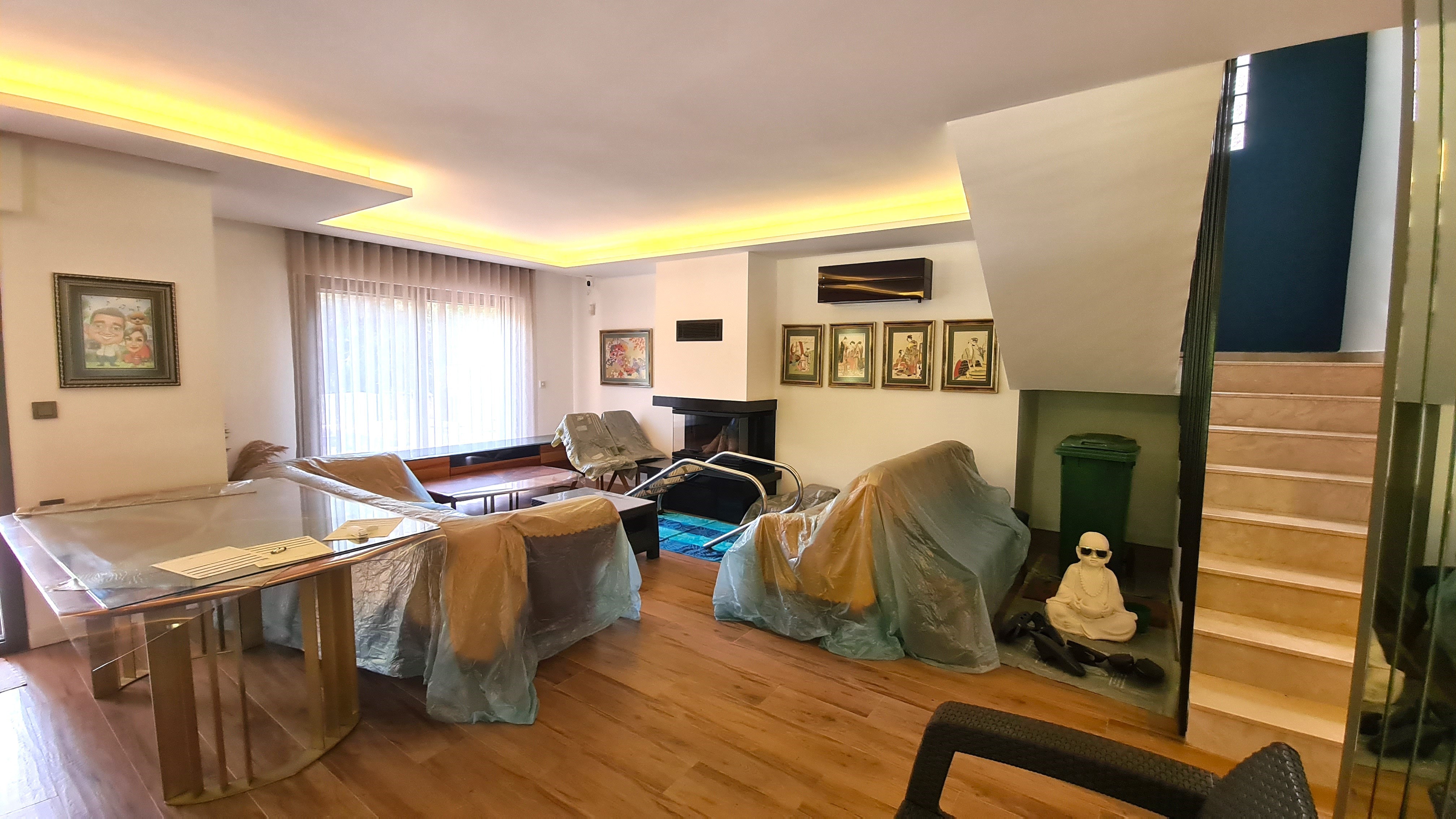 Furnished Villa for Sale in Sogucak with Forest View and Detached Pool