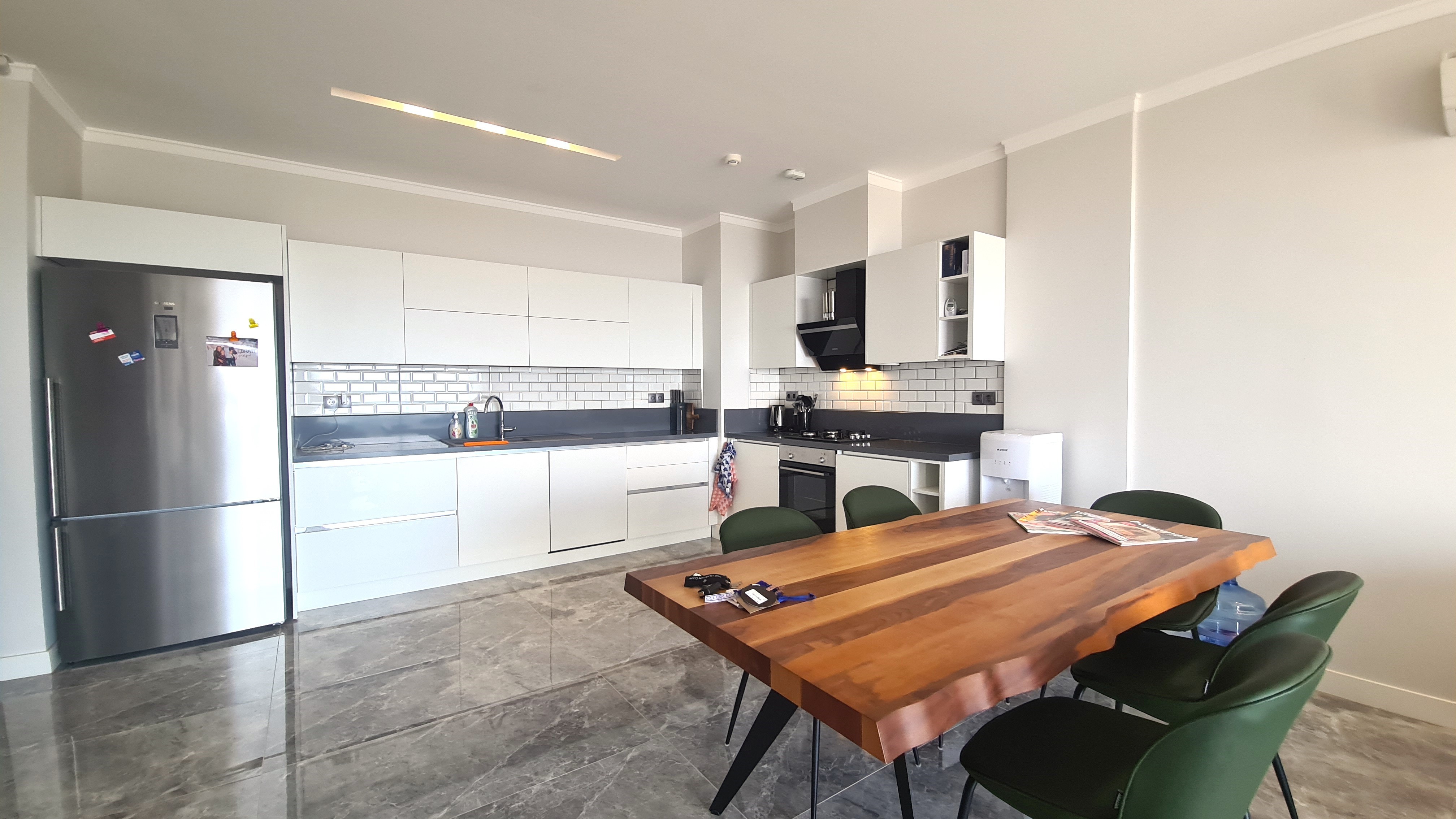 Luxury 3+1 Apartment with Full Sea View, Within Walking Distance to Ladies Beach, in a Prestigious Complex