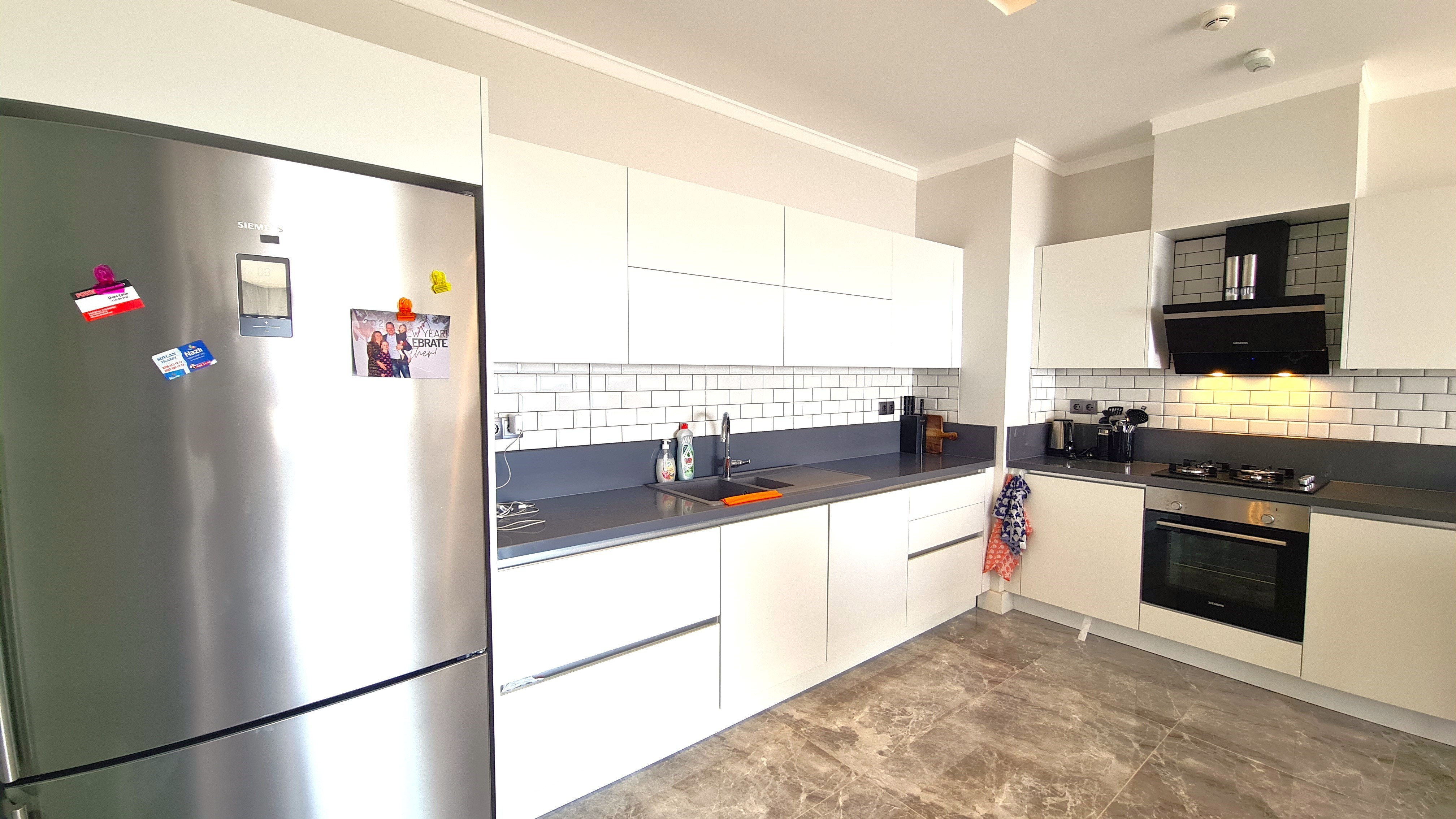 Luxury 3+1 Apartment with Full Sea View, Within Walking Distance to Ladies Beach, in a Prestigious Complex