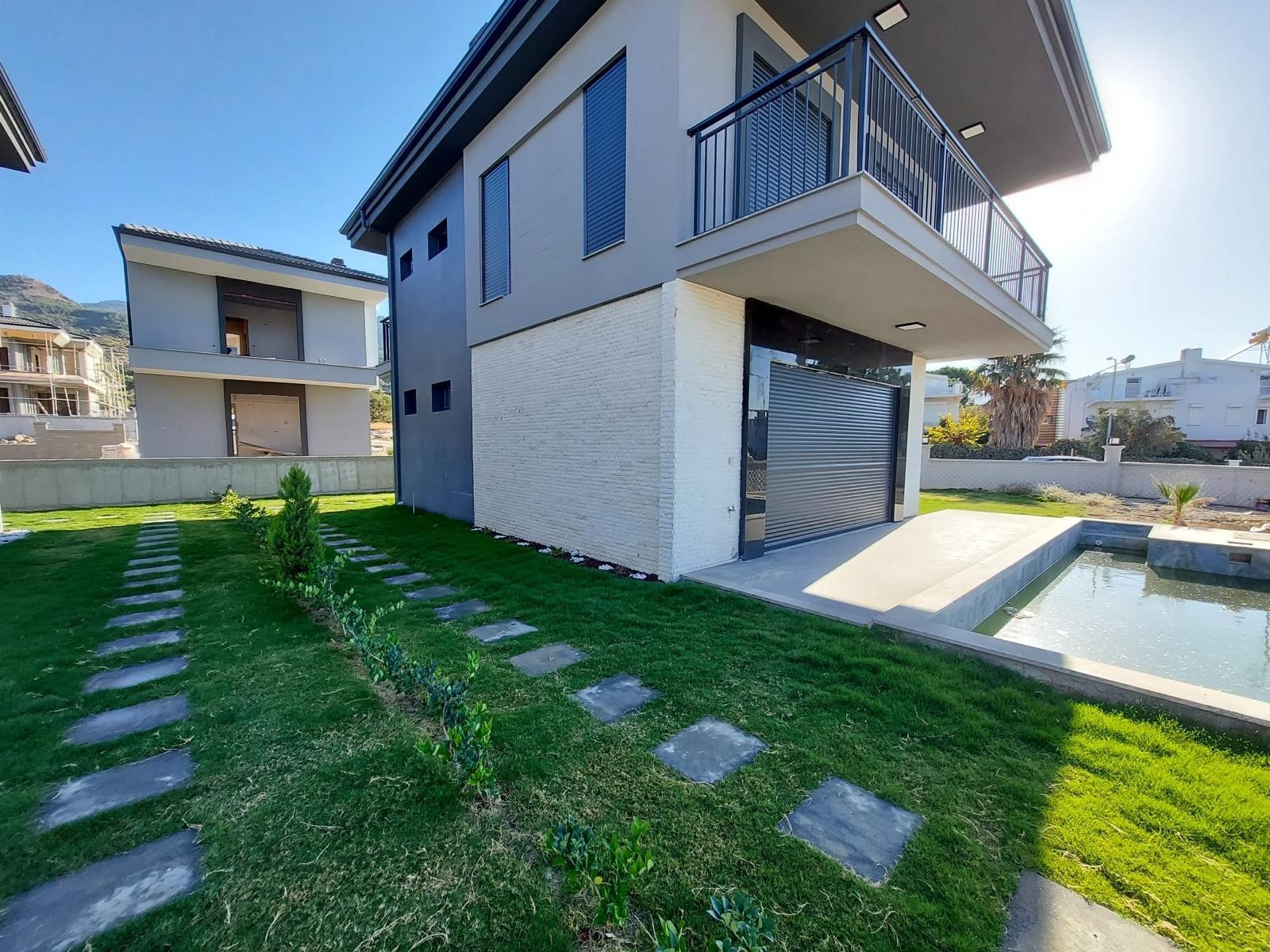 Magnificent 4+1 Villa with Full Sea View, Private Pool in Kuşadası Güzelçamlı