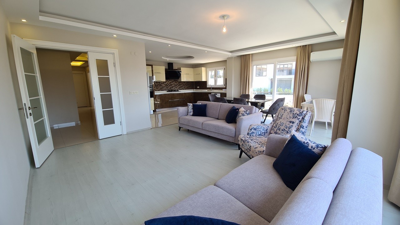 Spacious 3+1 Sea-View Apartment for Sale in Secure, Poolside Complex