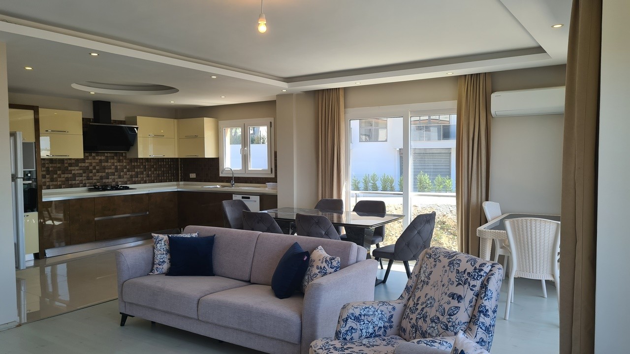 Spacious 3+1 Sea-View Apartment for Sale in Secure, Poolside Complex