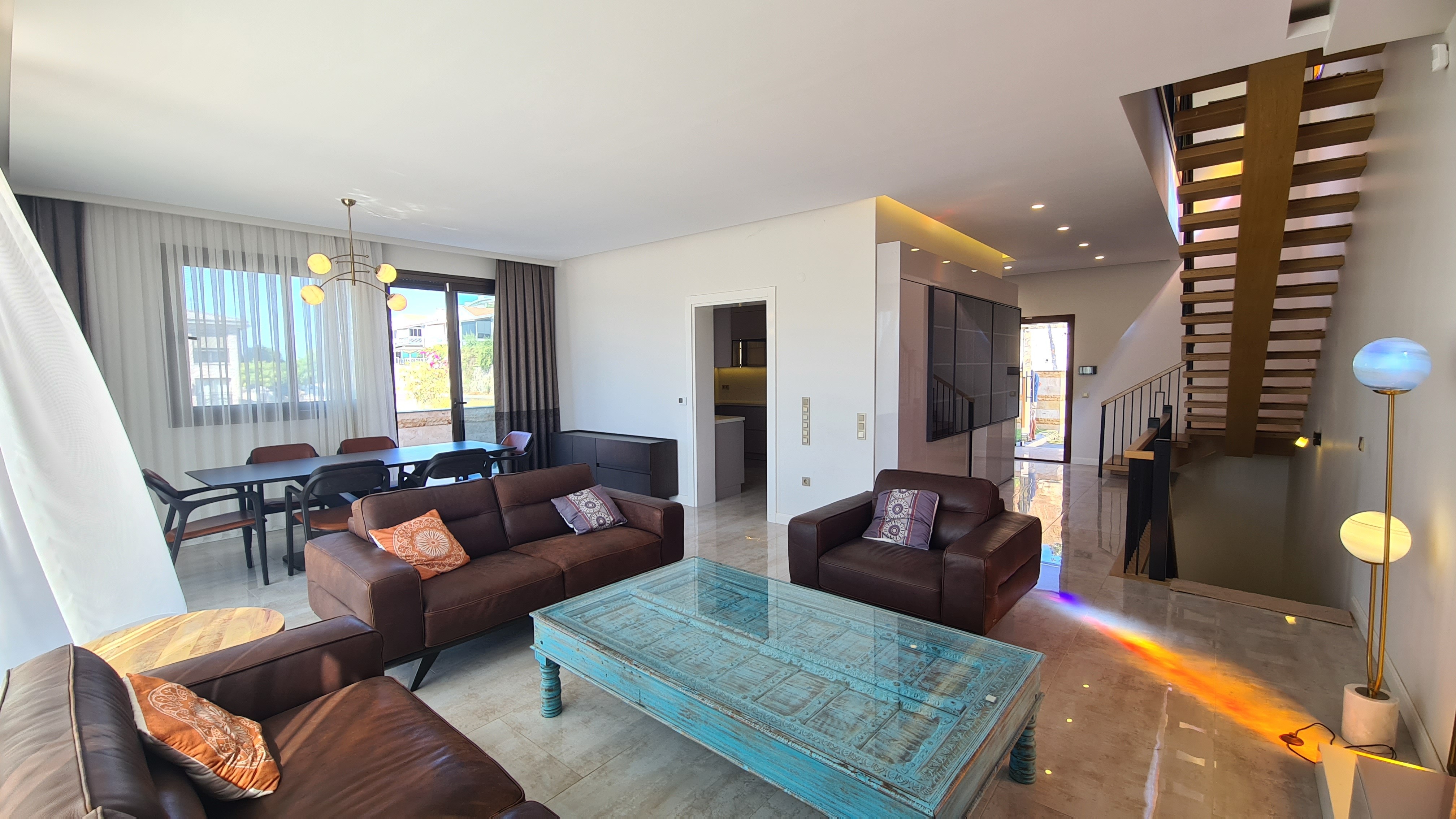 For Sale: Unique Sea-View Fully Furnished Triplex Villa, Just 500 Meters from the Beach