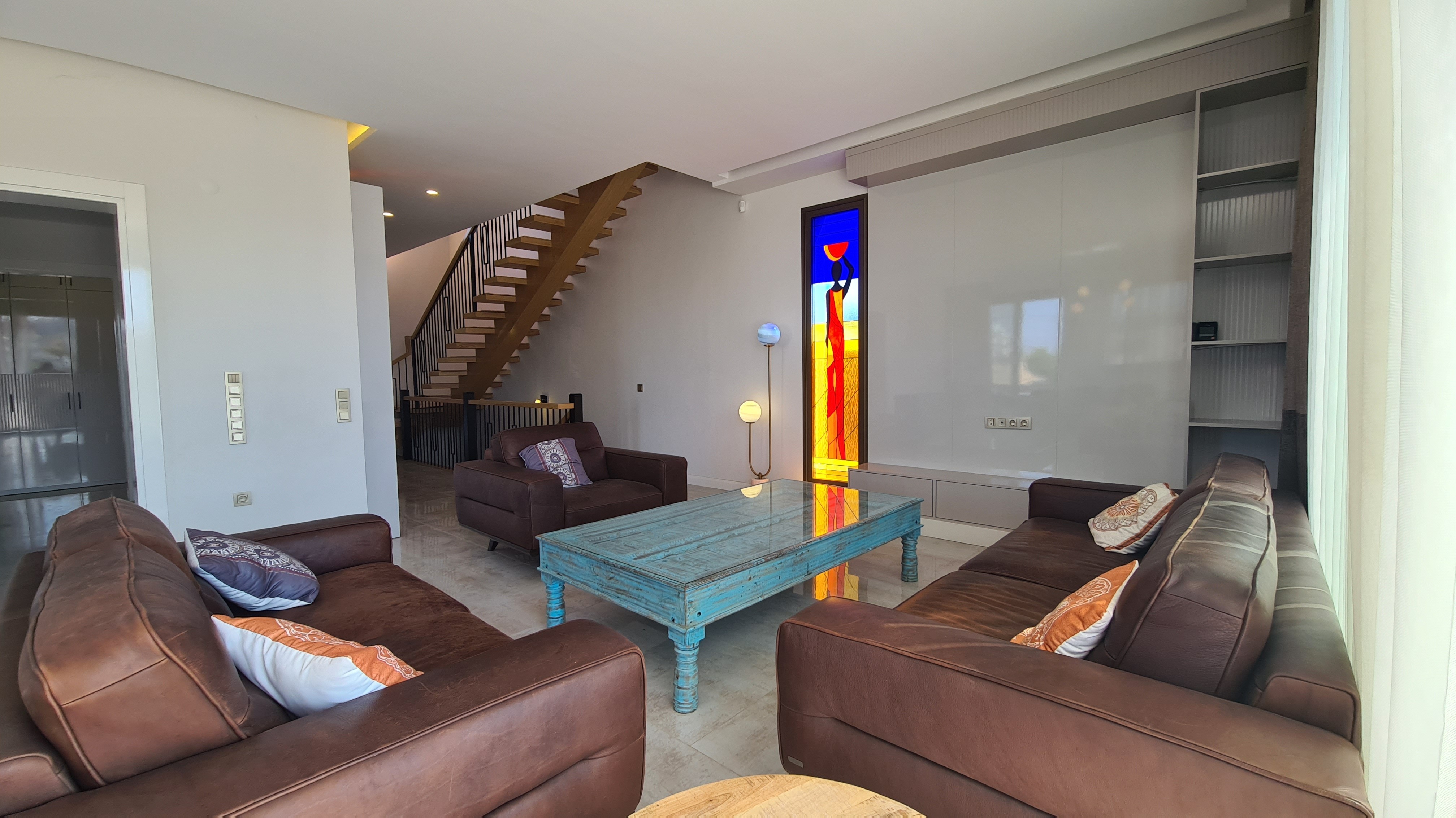 For Sale: Unique Sea-View Fully Furnished Triplex Villa, Just 500 Meters from the Beach