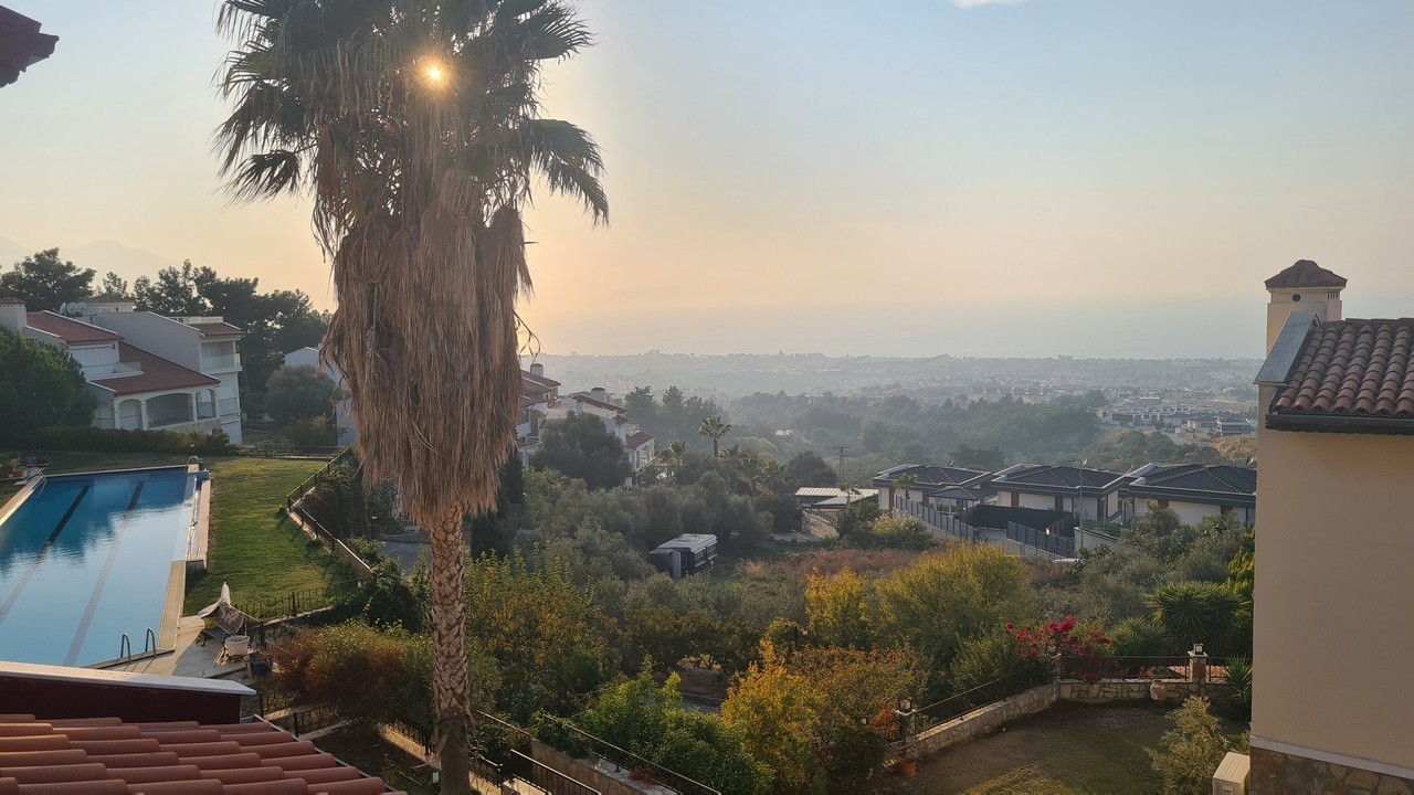 "Stunning 5-Bedroom Villa with Private Pool, Nature and Sea Views in Kuşadası Soğucak"