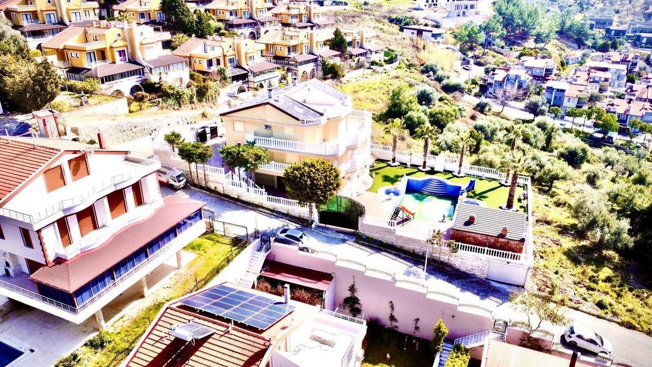 For Sale: Panoramic Sea View 7+1 Luxury Mansion with Olympic Pool, Spa & Private Gym in Soğucak, Kuşadası