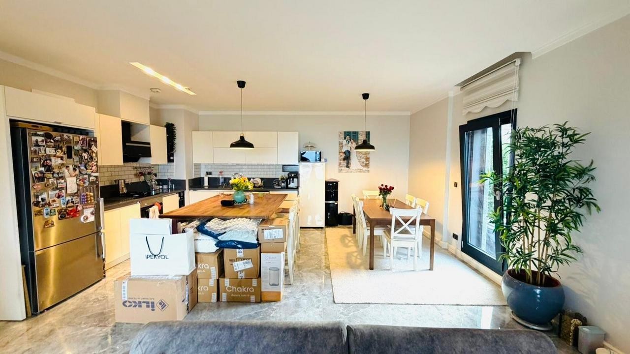 Luxury 3+1 Apartment with Full Sea View, Within Walking Distance to Ladies Beach, in a Prestigious Complex