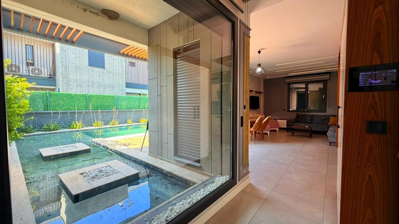 Modern Villa with Private Pool for Sale in Kuşadası Long Beach