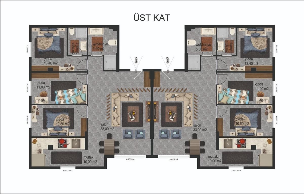 Modern Smart Homes Just 340 Meters from the Sea in Ladies Beach, Kuşadası