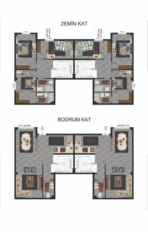 Modern Smart Homes Just 340 Meters from the Sea in Ladies Beach, Kuşadası