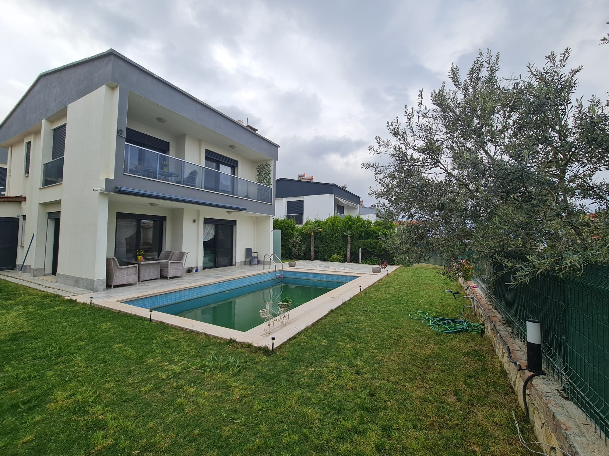 LUXURY 3+1 VILLA WITH SEA VIEWS, DETACHED, AND PRIVATE POOL