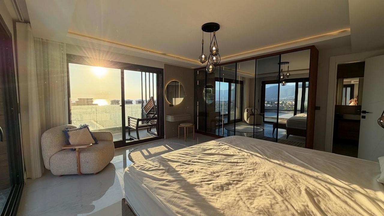 Exclusive Contemporary Villa with Panoramic Sea Views in Soğucak, Kuşadası