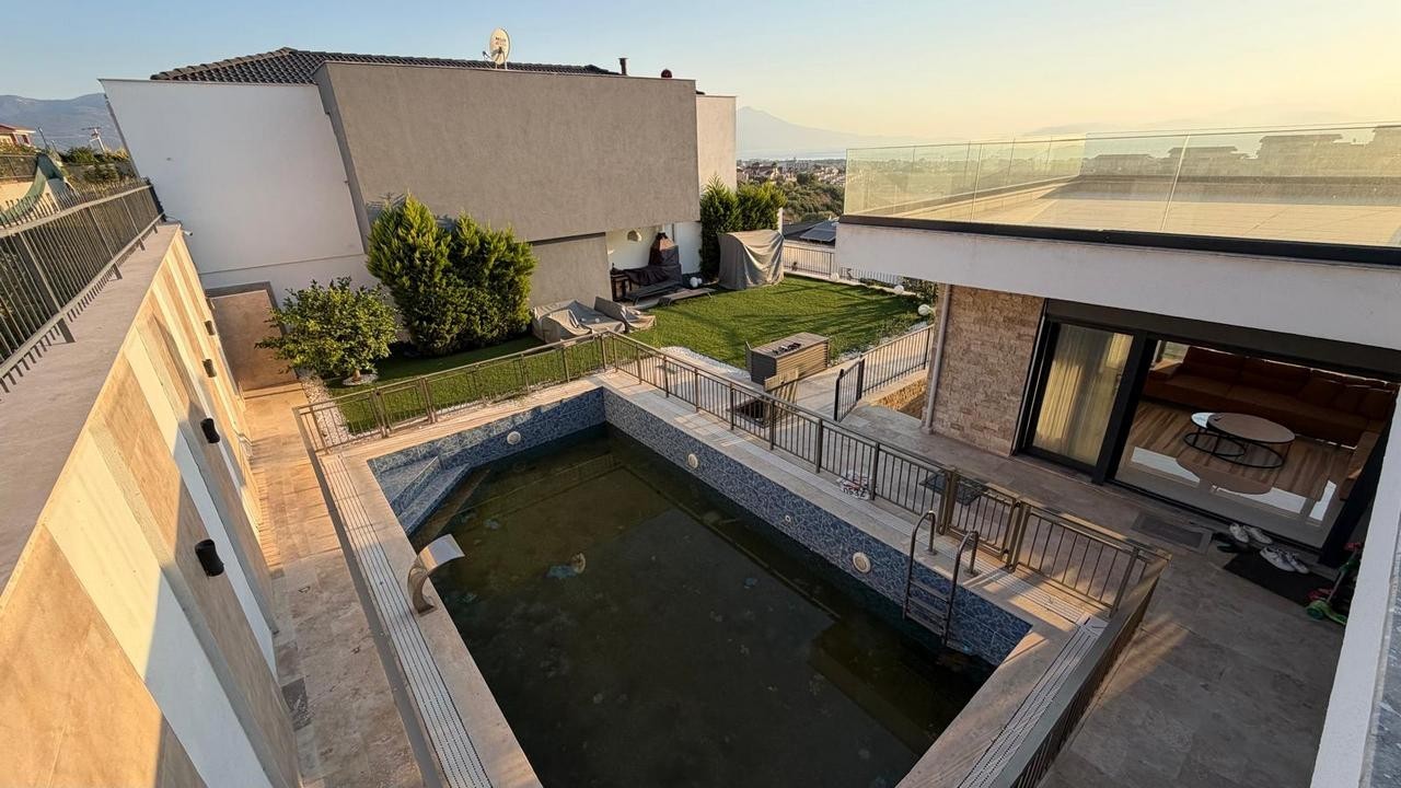 Exclusive Contemporary Villa with Panoramic Sea Views in Soğucak, Kuşadası