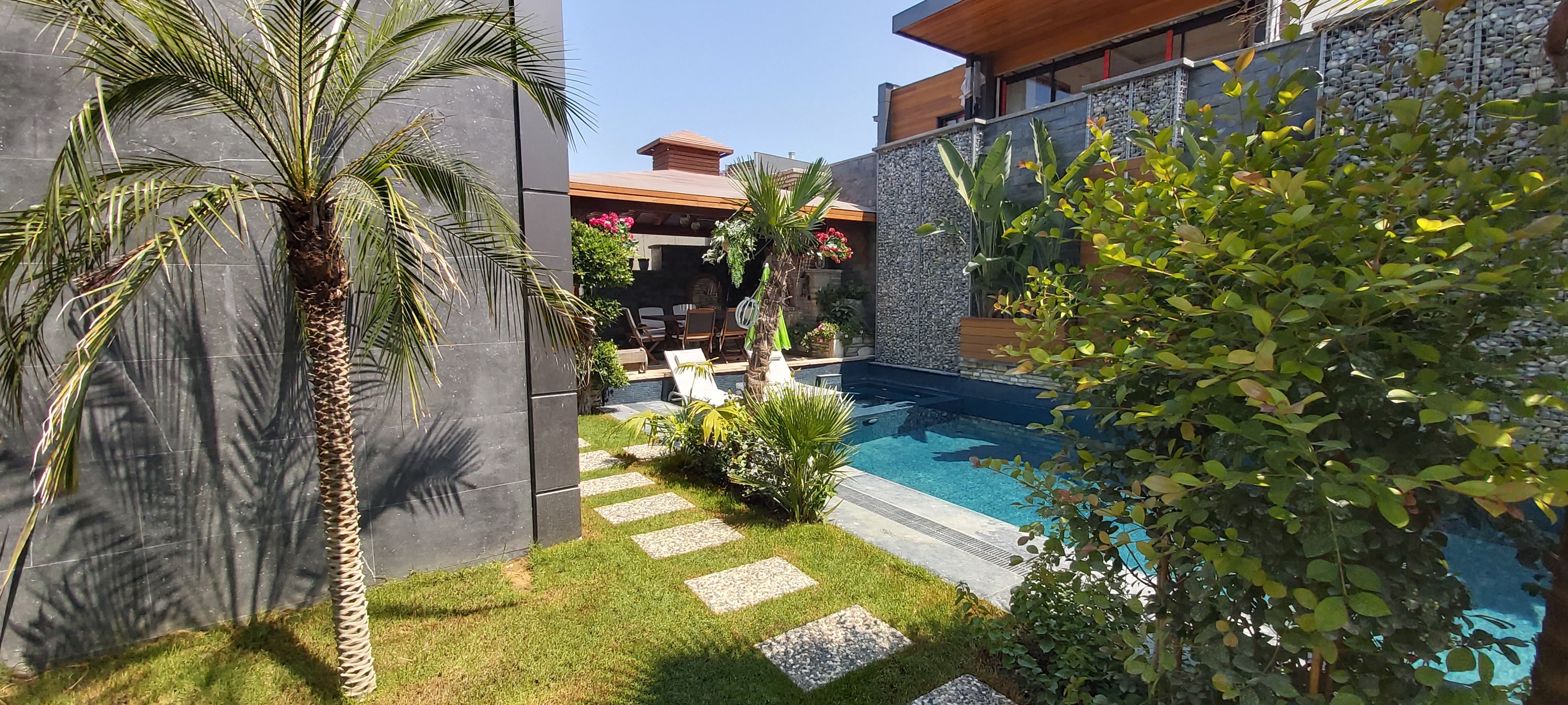 Very Private Detached Villa with Sea View Private Pool in KusadasiTr