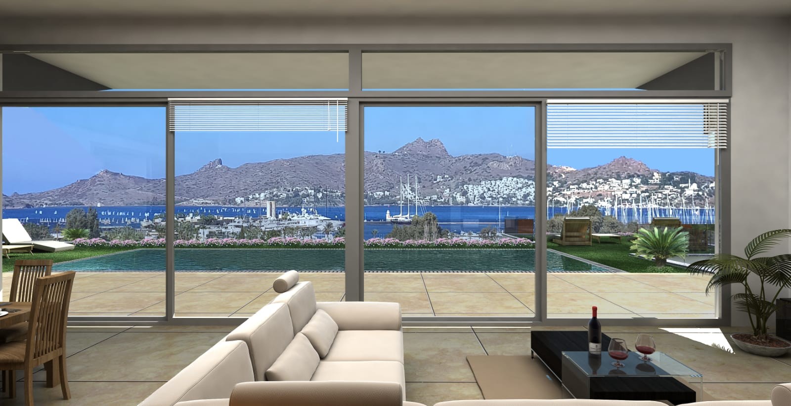 РОСКОШНАЯ ОТДЕЛЬНАЯ ВИЛЛА В РАЙОНЕ ЯЛЫКАВАК БОДРУМ.