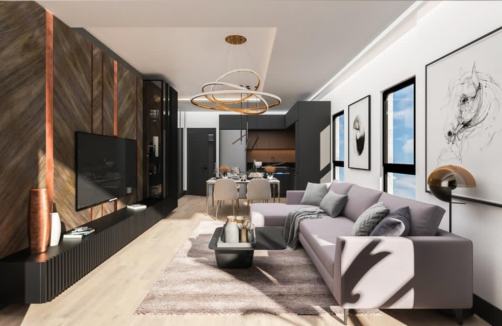 Brand New Modern Apartment Project for sale in Kusadasi