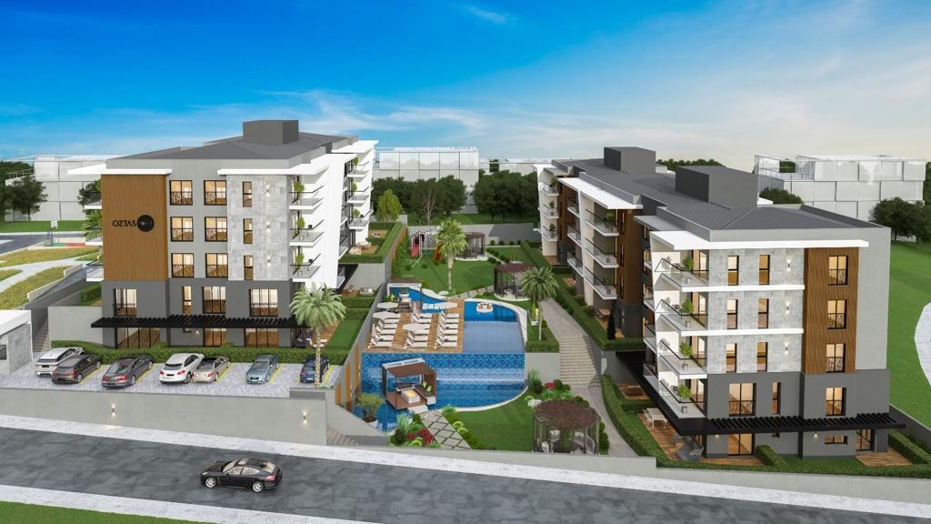Brand New Modern Apartment Project for sale in Kusadasi