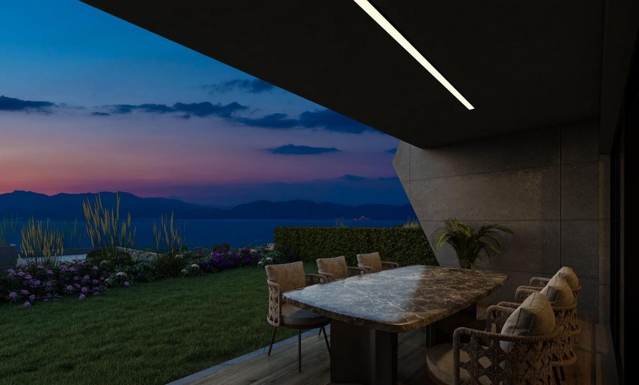 unique 3 bed 2 bath apartments for sale in kusadasi with panoramic sea views