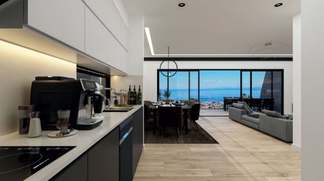 unique 3 bed 2 bath apartments for sale in kusadasi with panoramic sea views