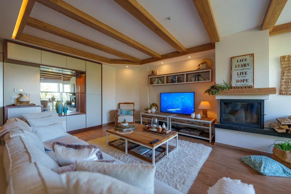 Sea View Penthouse Duplex: Where Scandinavian and Bohemian Styles Converge into a Living Space Beyond Urban Life