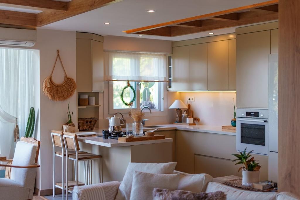 Sea View Penthouse Duplex: Where Scandinavian and Bohemian Styles Converge into a Living Space Beyond Urban Life