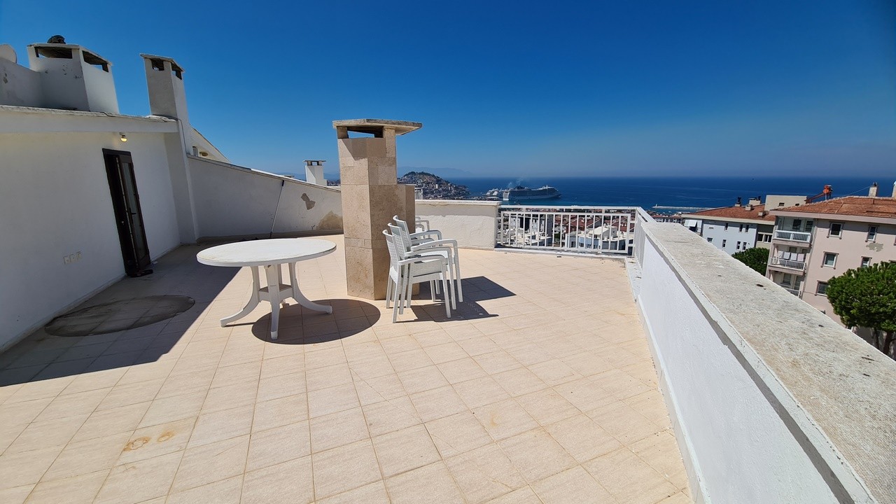 Sea View Duplex Penthouse Apartment for Sale in Kusadasi