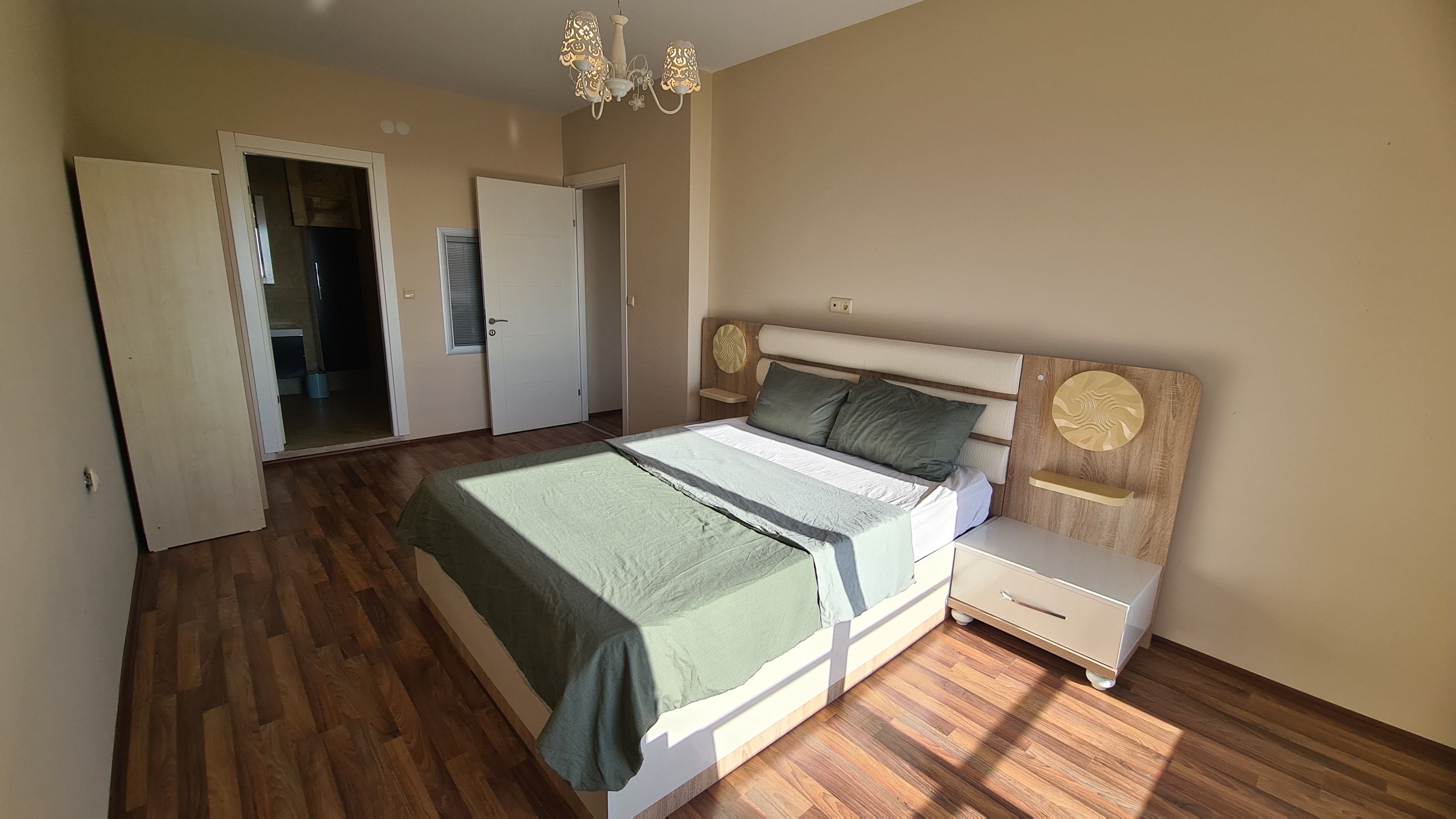 Fully furnished 3+1 flat with full sea view in the Aegean neighborhood