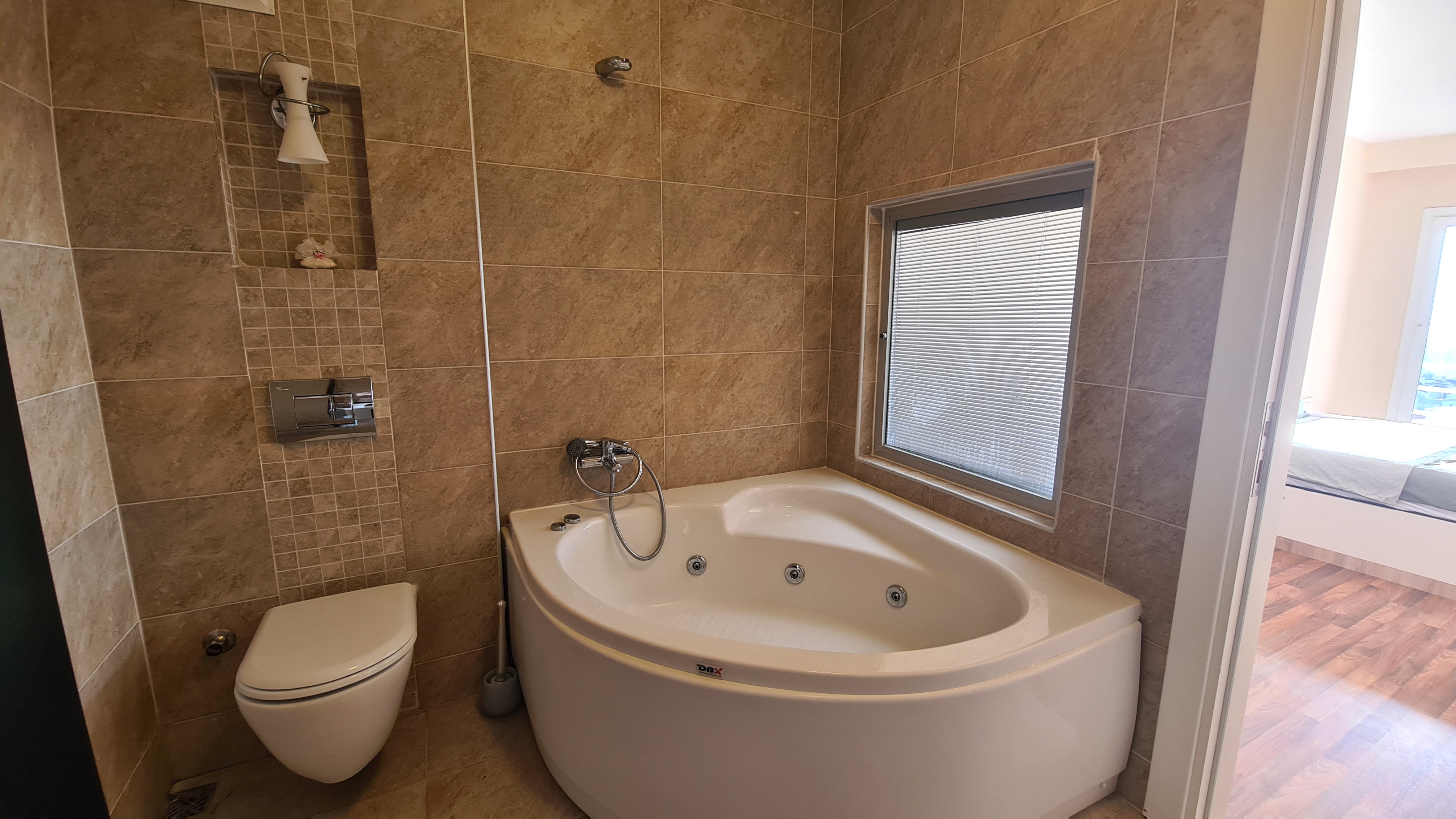 Fully furnished 3+1 flat with full sea view in the Aegean neighborhood
